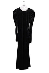Robe Manoush Noir en Velours, taille S - Seconde Main