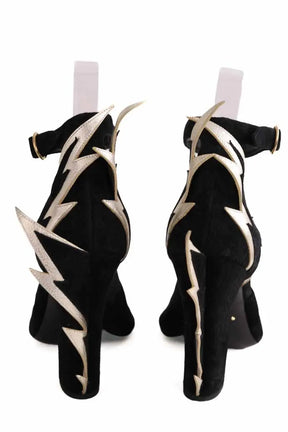 Talons Prada Noir en Daim