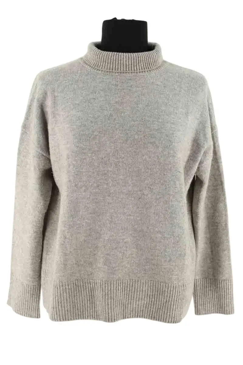 Pull Merci Gris en Cachemire, taille S - Seconde Main
