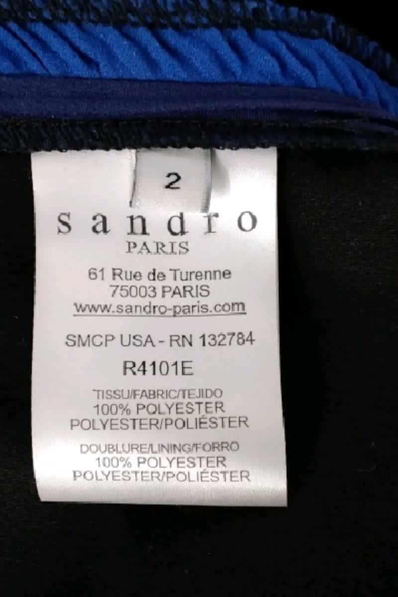 Robe Sandro  Bleu