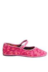 Ballerines Elise Chalmin Rose en Tissu, taille 37 - Seconde Main