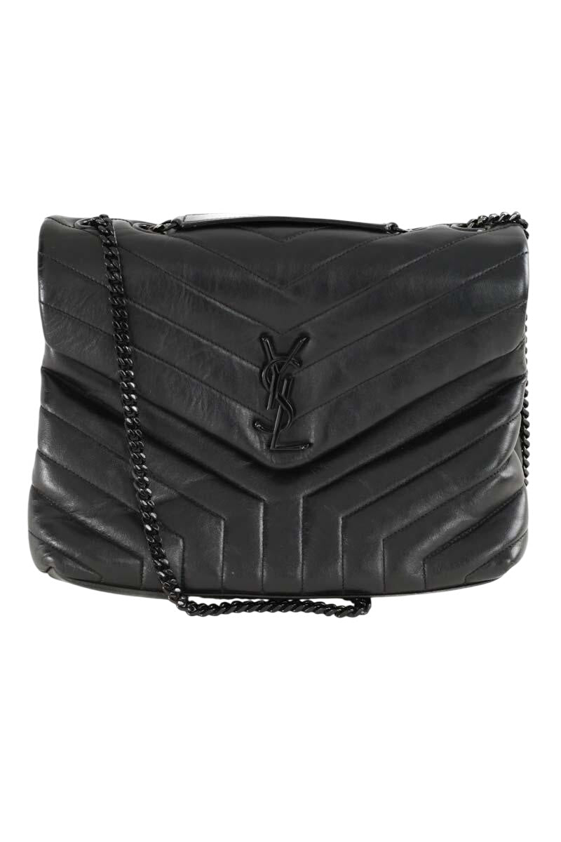 Sac à bandoulière Saint Laurent Loulou Noir