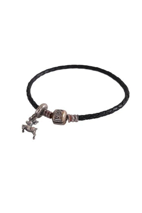 Bracelet Pandora Noir en Cuir