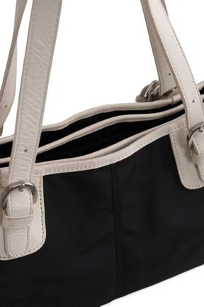 Sac à main Agnès B. Noir en Tissu