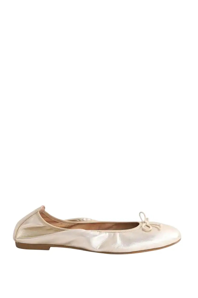 Ballerines LK Bennett Trilly Doré en Cuir, taille 41 - Seconde Main