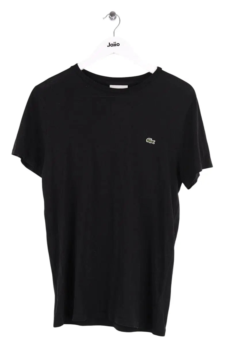 T-shirt Lacoste Noir en Coton, taille S - Seconde Main