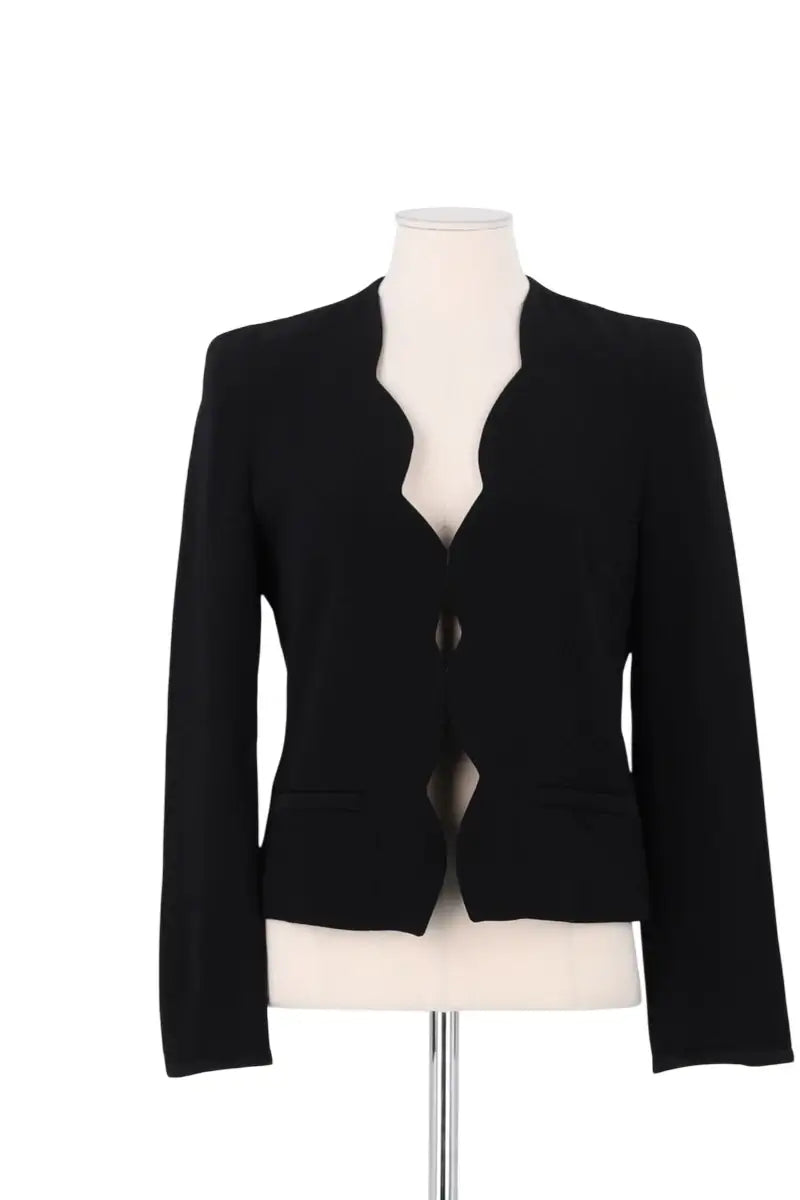 Veste Claudie Pierlot Noir en Synthétique, taille S - Seconde Main