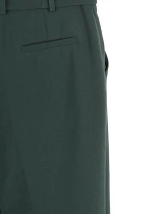 Pantalon droit Claudie Pierlot Vert en Synthétique