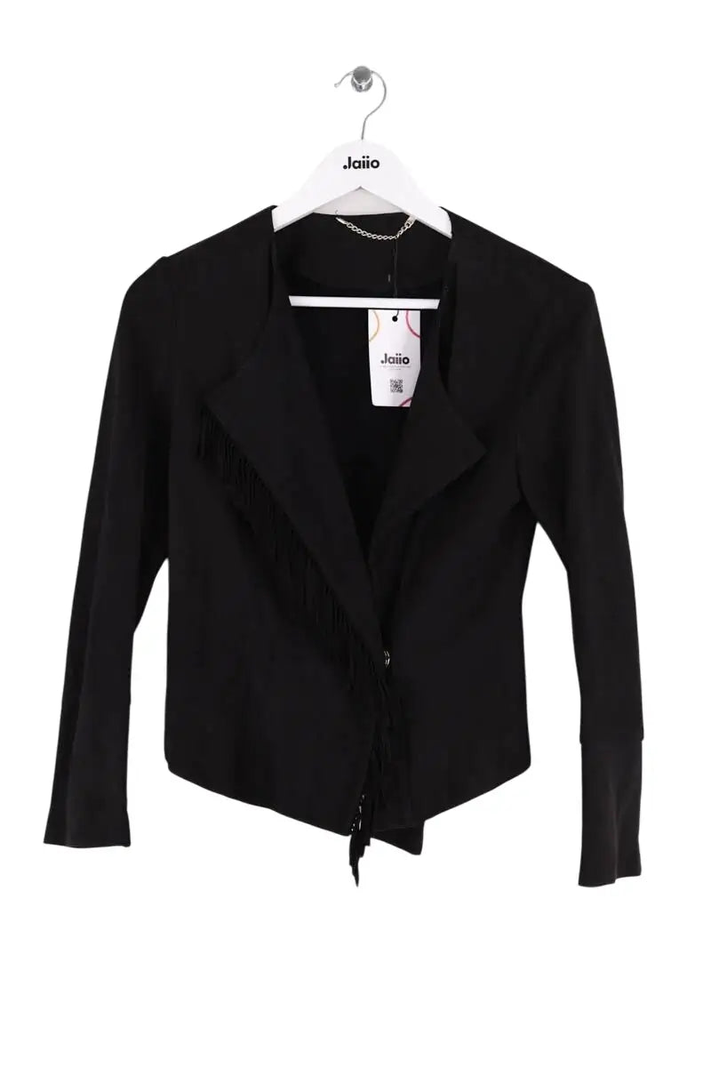 Veste Marella Noir en Daim, taille S - Seconde Main
