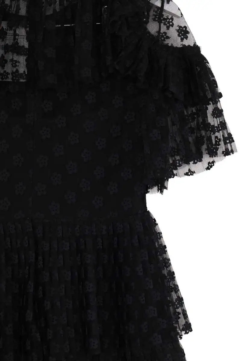 Robe Sandro Noir en Synthétique