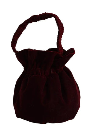 Sac à main Maria de la Orden Bordeaux en Velours - Seconde Main