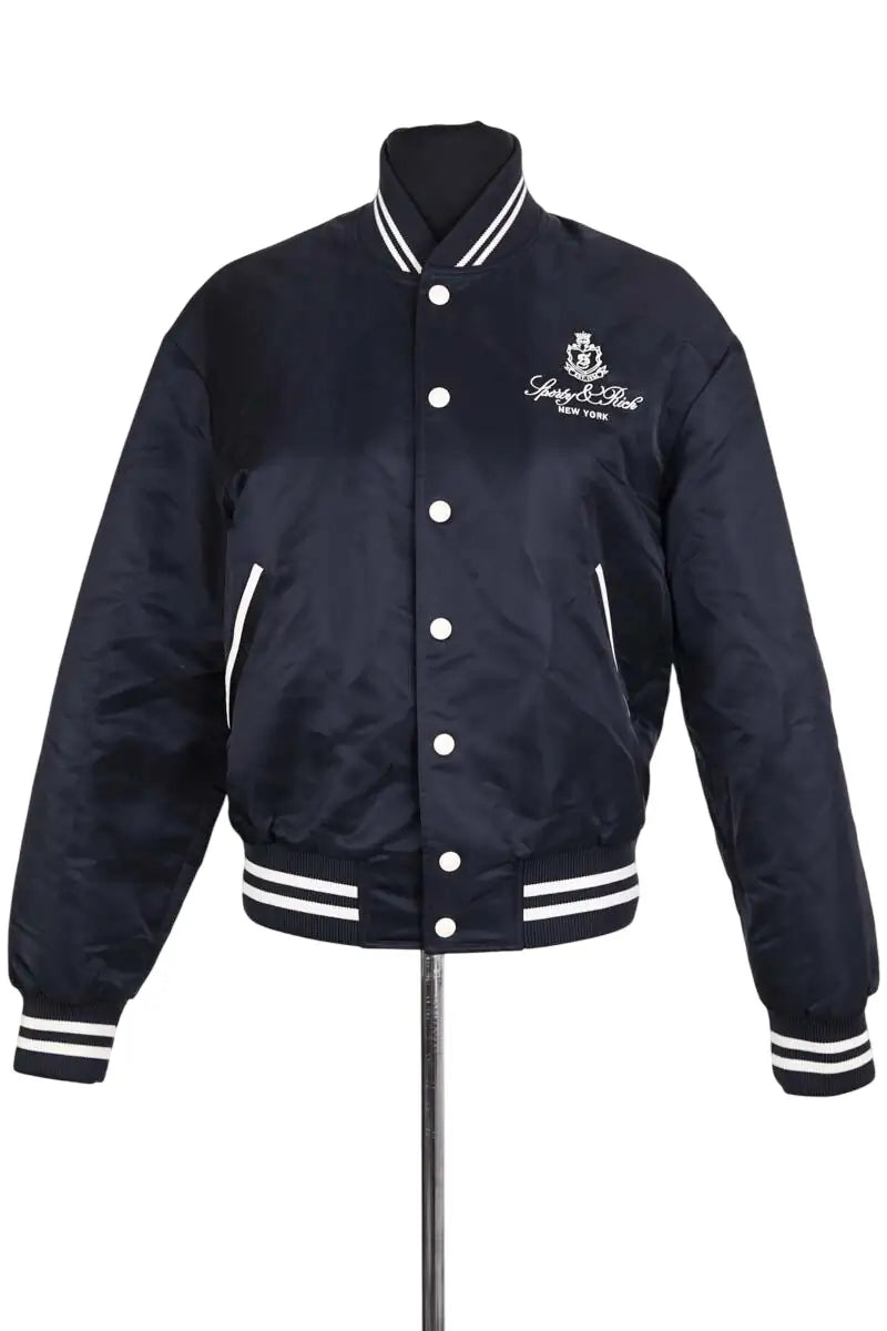 Blouson Sporty & Rich Marine en Synthétique, taille XS - Seconde Main