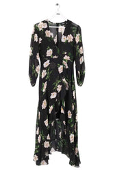 Robe The Kooples Noir en Soie, taille S - Seconde Main