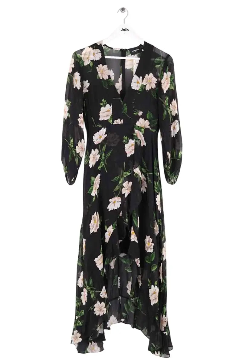 Robe The Kooples Noir en Soie, taille S - Seconde Main