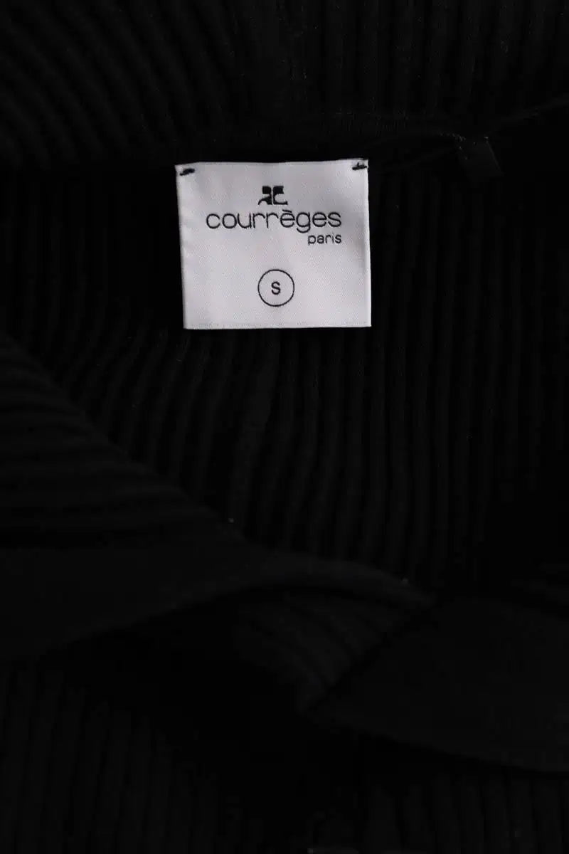 Pull Courrèges Noir en Viscose