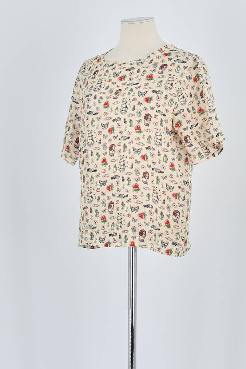 T-shirt Momoni  Beige