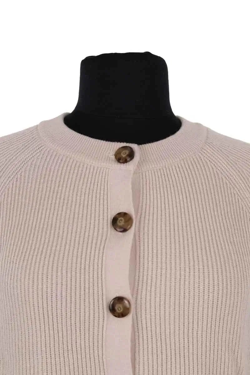 Cardigan Sézane Ecru en Laine