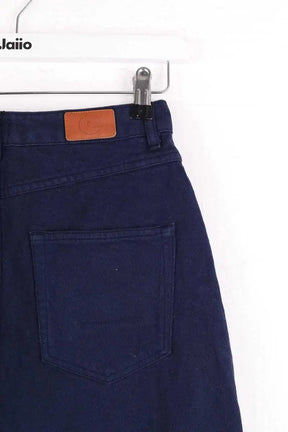 Mini jupe Des Petits Hauts Lubinau Bleu en Coton