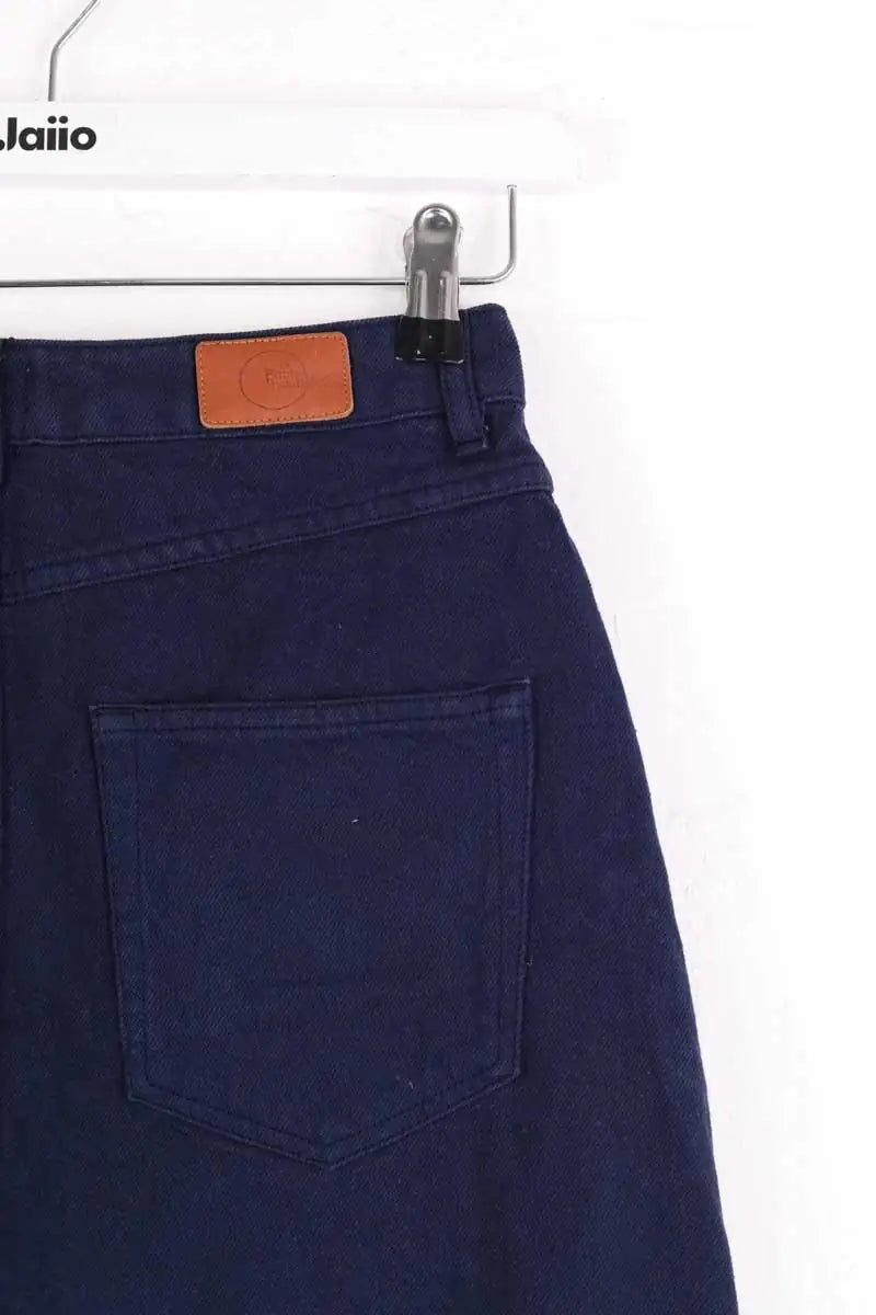 Mini jupe Des Petits Hauts Lubinau Bleu en Coton