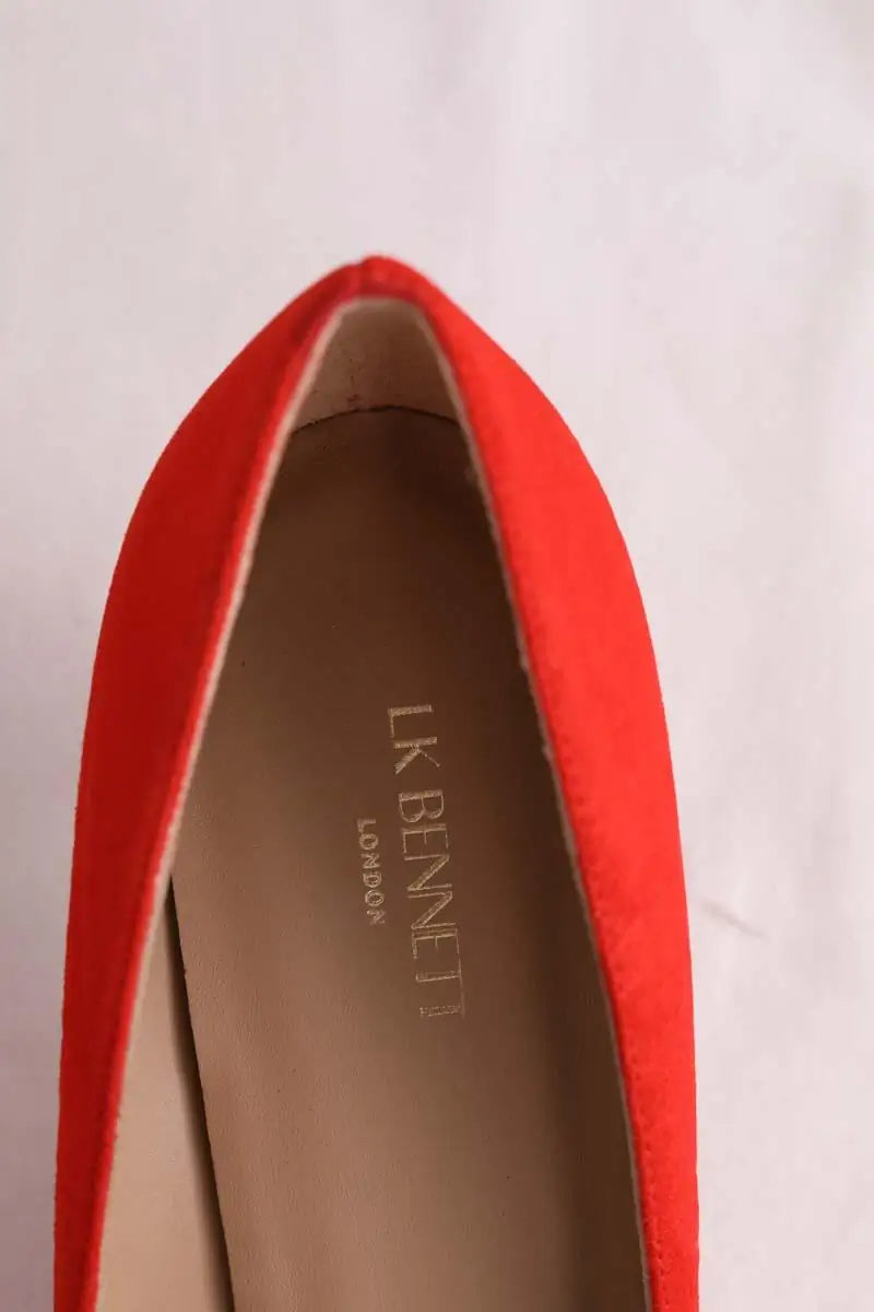 Talons LK Bennett Audrey Rouge en Daim