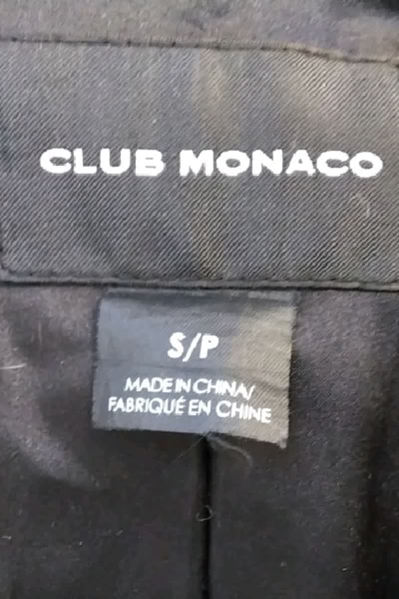 Manteau Club Monaco  Marine