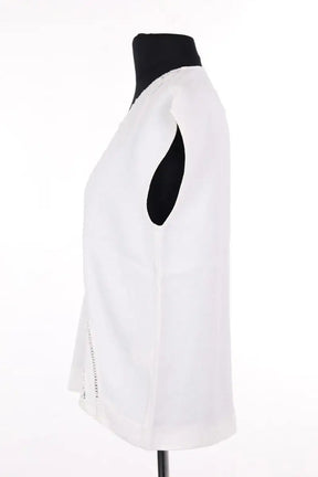 Blouse Maje Blanc en Synthétique