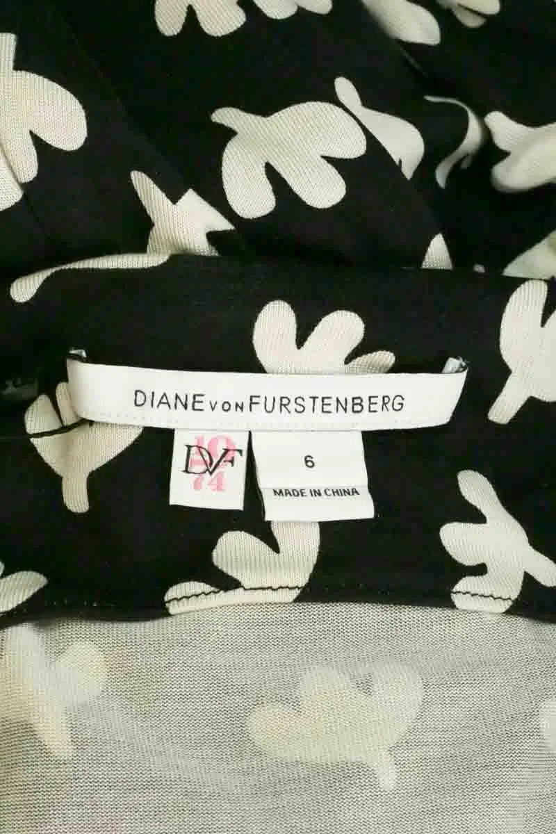 Combishort Diane Von Furstenberg Noir en Soie