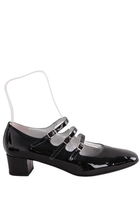 Talons Carel Noir en Cuir, taille 37 - Seconde Main