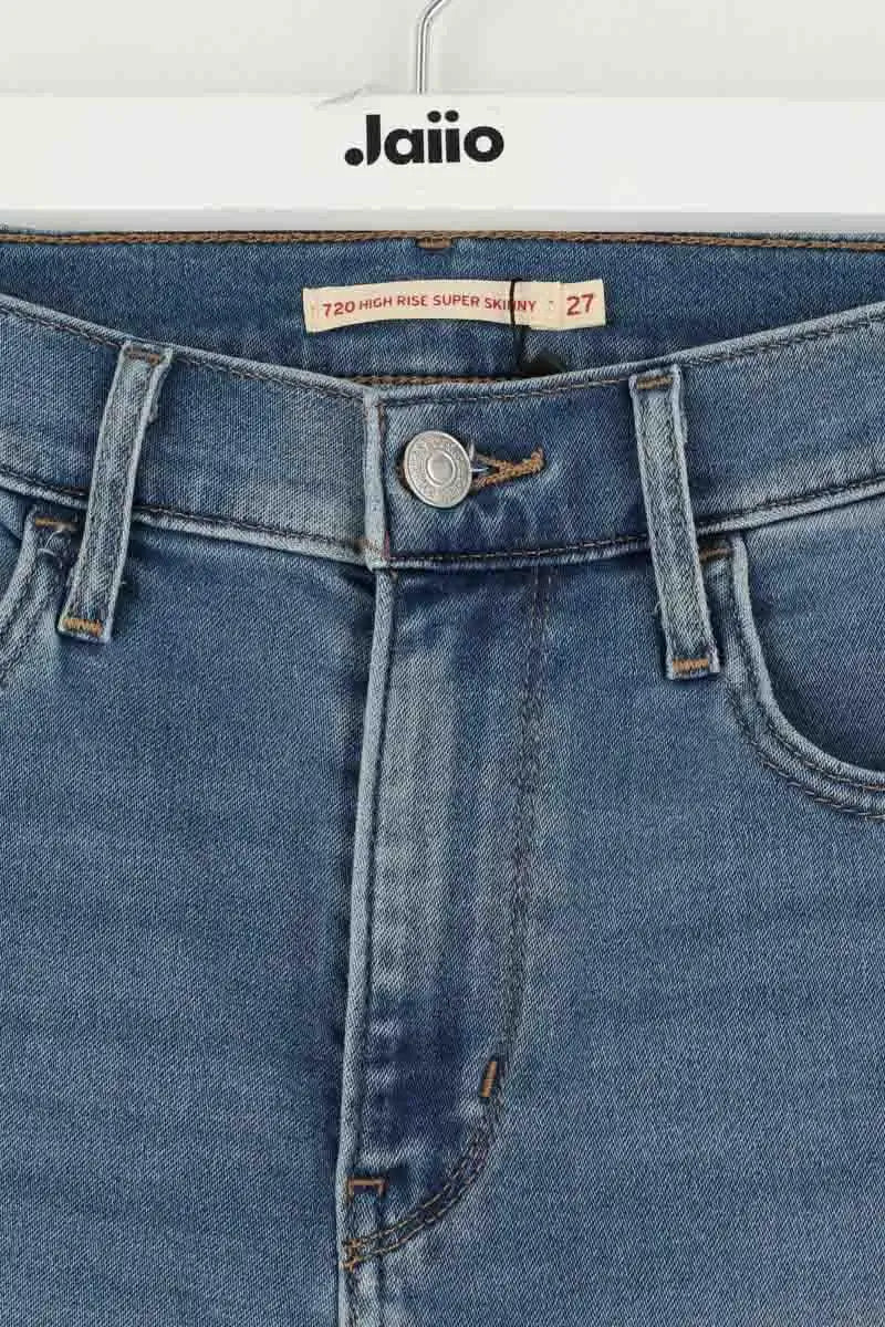 Jean slim Levi's 720 Bleu en Coton