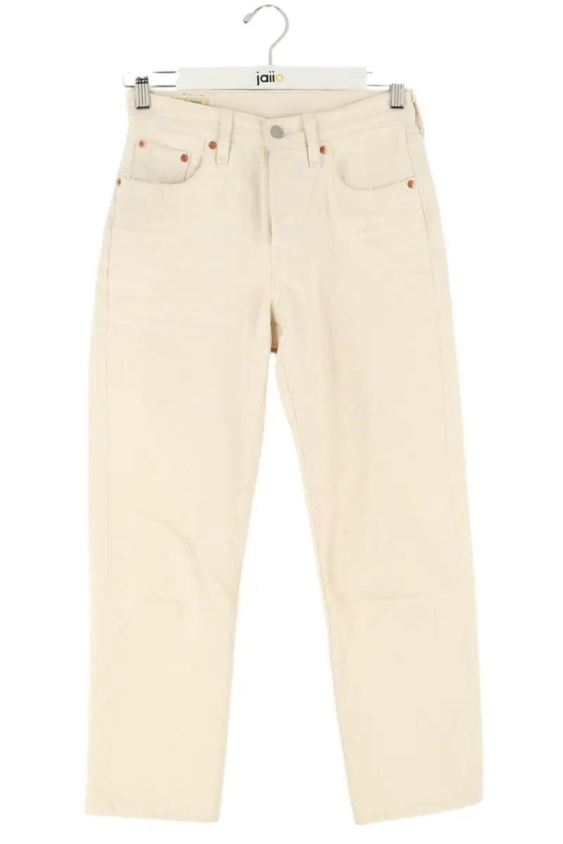Jean droit W24 L26 Levi's 501 Beige en Coton, taille XS - Seconde Main