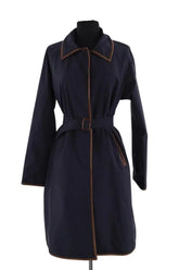 Parka Prada Bleu en Synthétique, taille S - Seconde Main