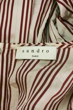 Chemise Sandro Bordeaux en Viscose