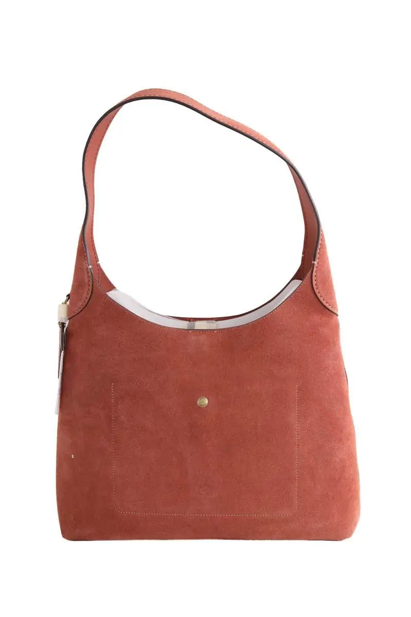 Sac porté épaule Brooklyn 34 Coach Brooklyn 34 Rose en Daim