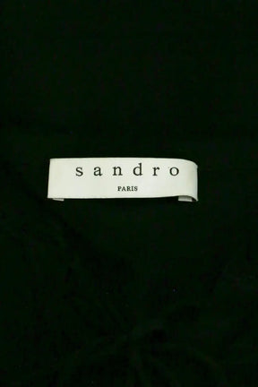 T-shirt Sandro Noir en Soie