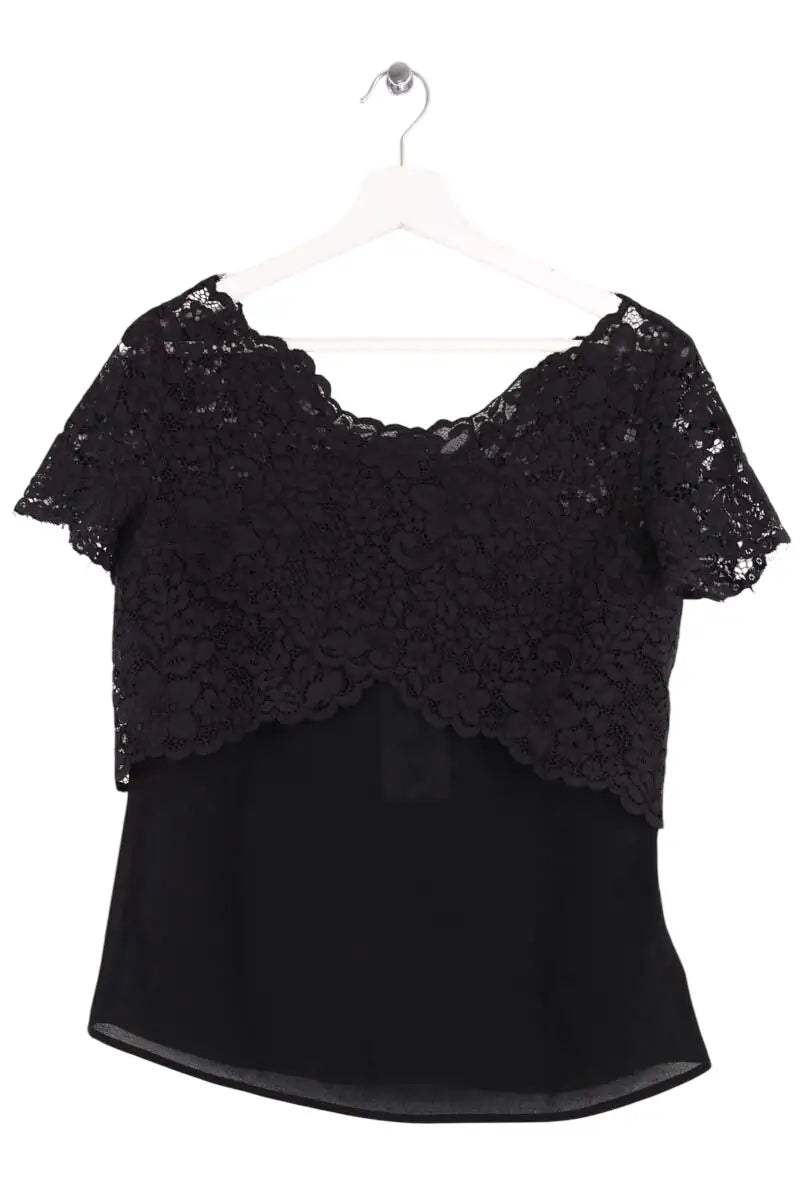 Blouse The Kooples Noir en Synthétique, taille M - Seconde Main