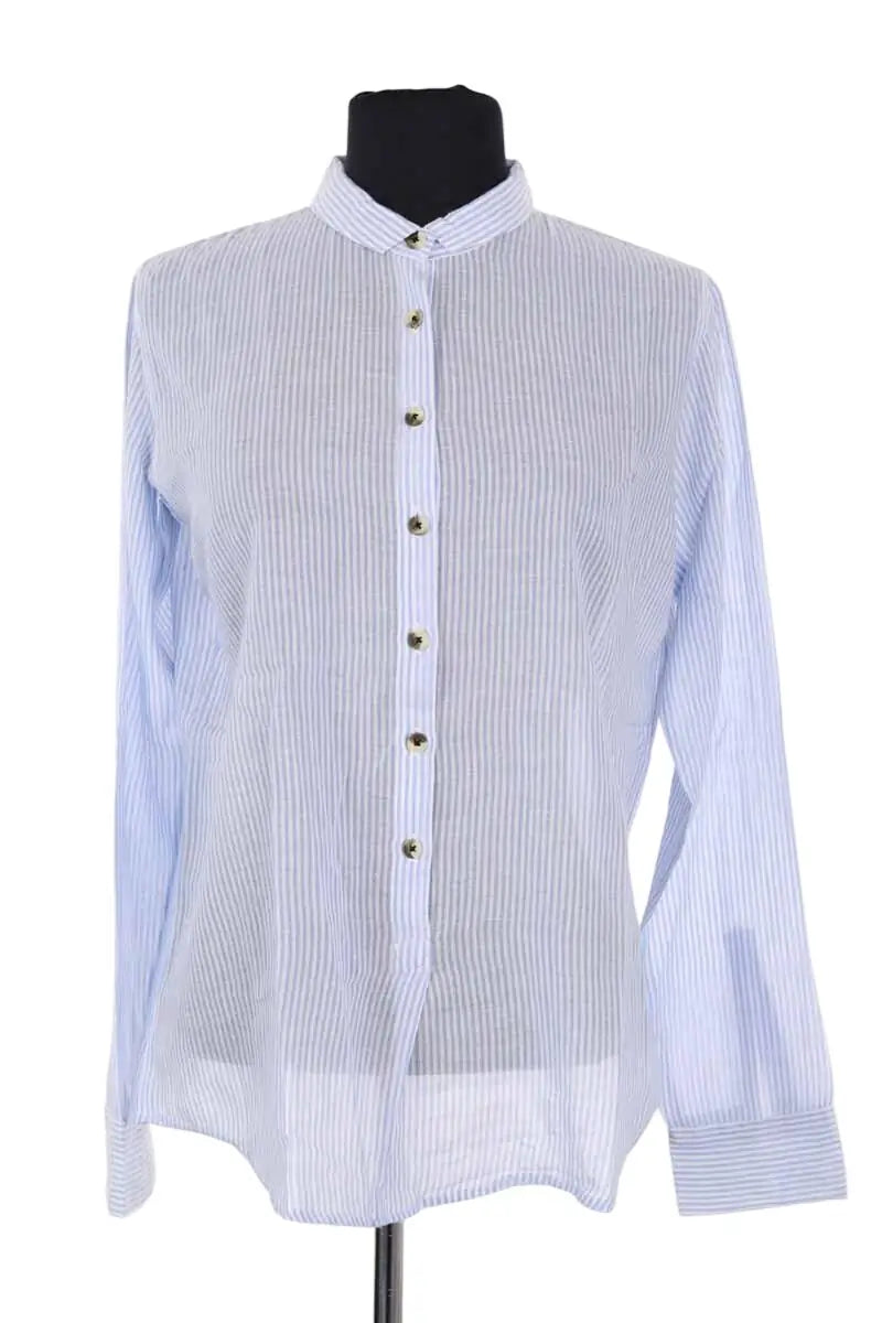 Chemise Leon & Harper Bleu en Coton, taille S - Seconde Main