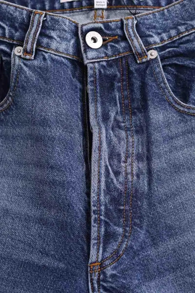Jean droit JW Anderson Bleu en Coton