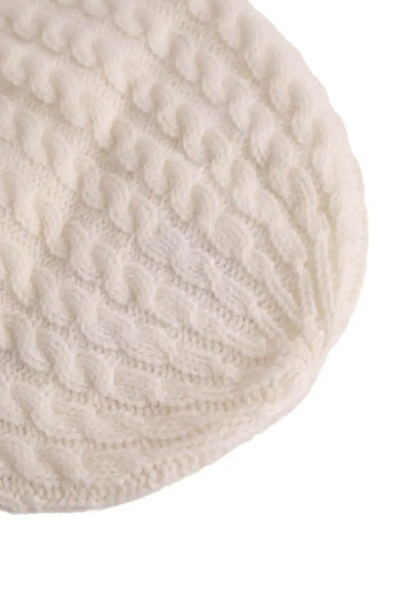 Bonnet Eric Bompard Beige en Cachemire