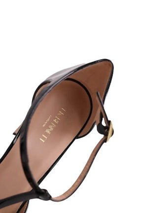 Talons LK Bennett Almina Noir en Cuir verni