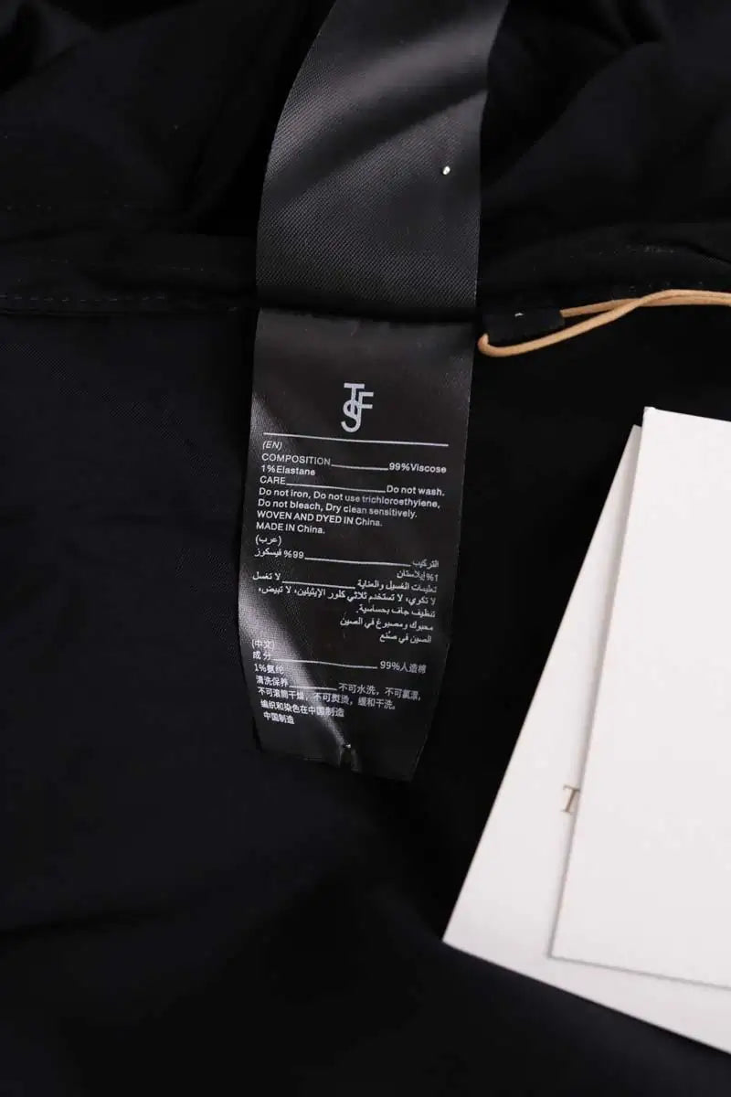 Chemise The Frankie Shop Shelton shirt Noir en Viscose
