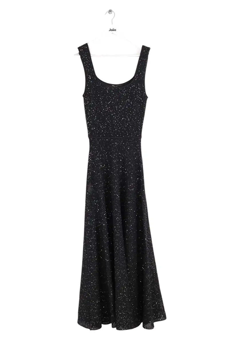 Robe Maje Noir en Synthétique, taille S - Seconde Main