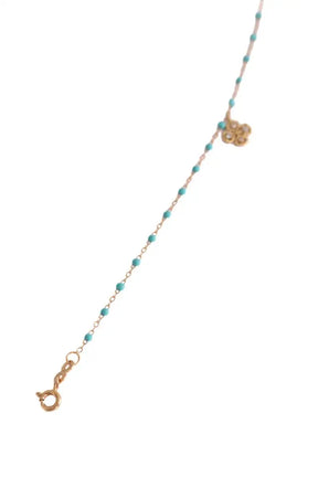 Bracelet Gigi Clozeau Lucky Trèfle Doré en Or rose