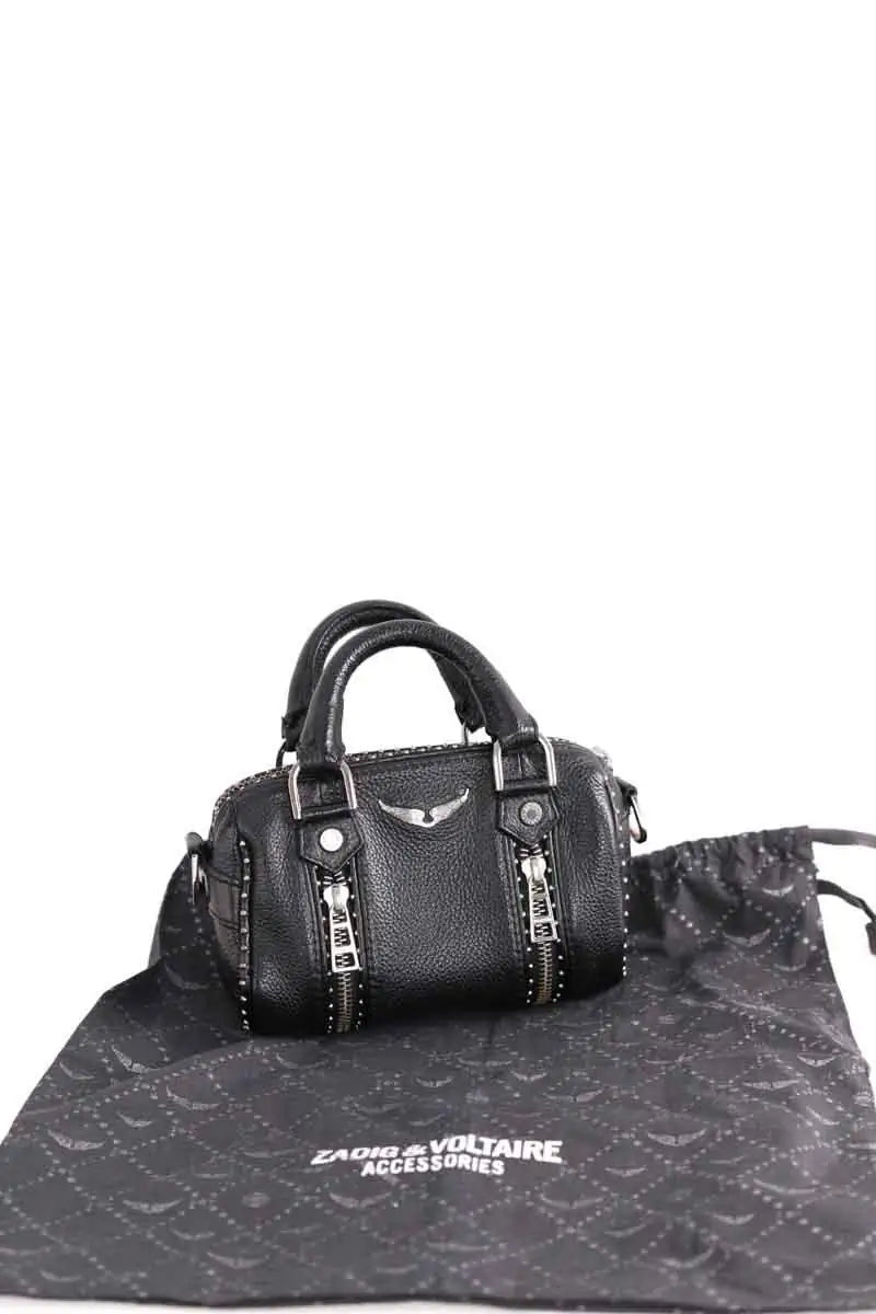 Mini sac Zadig & Voltaire Sunny mini studs Noir en Cuir