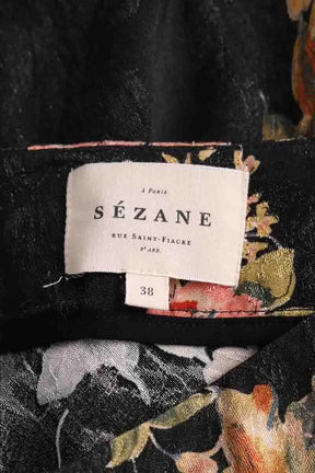 Jupe Sézane Noir en Viscose