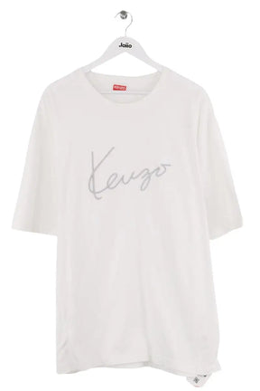 T-shirt Kenzo Blanc en Coton, taille XXXL - Seconde Main