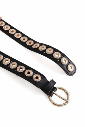 Ceinture en cuir Sandro Noir en Cuir