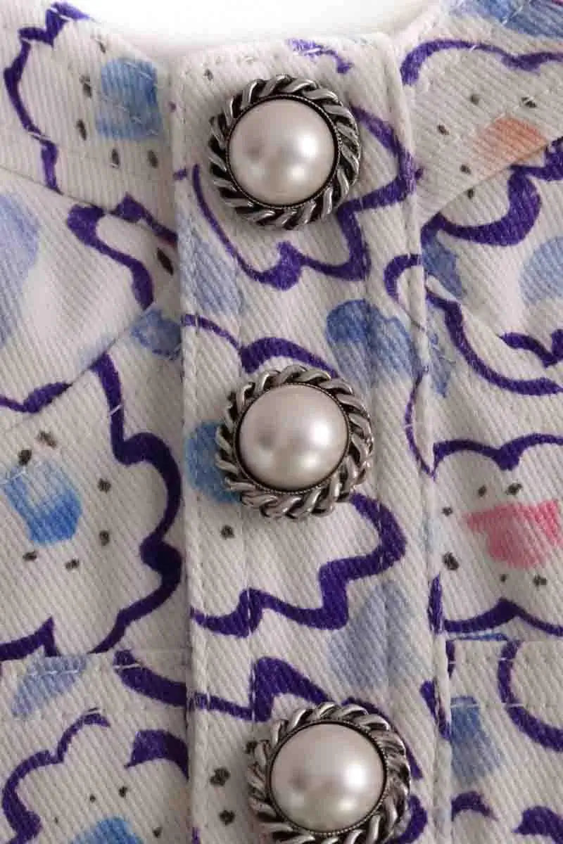 Top sans manche Alessandra Rich Blanc en Coton