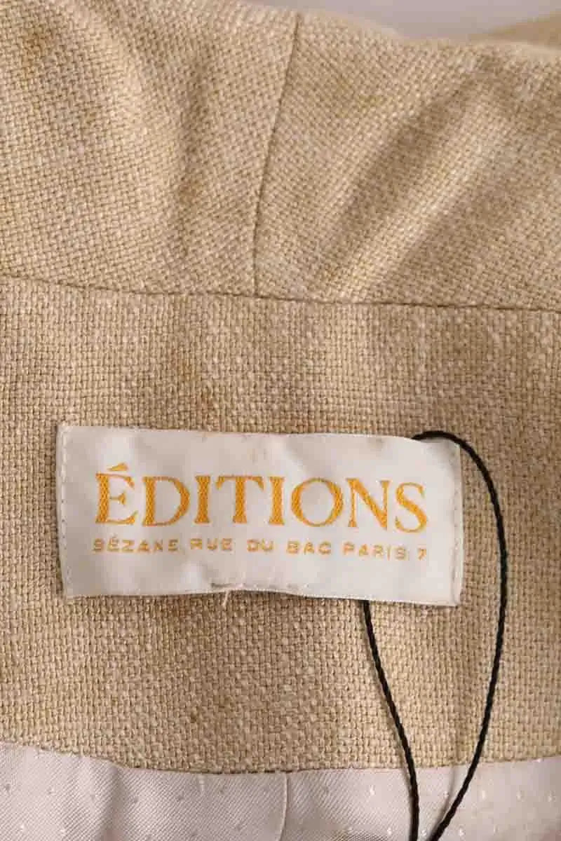 Blazer Sézane Beige en Viscose