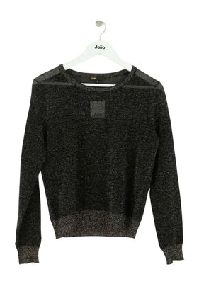 T-shirt Maje Noir en Viscose, taille M - Seconde Main