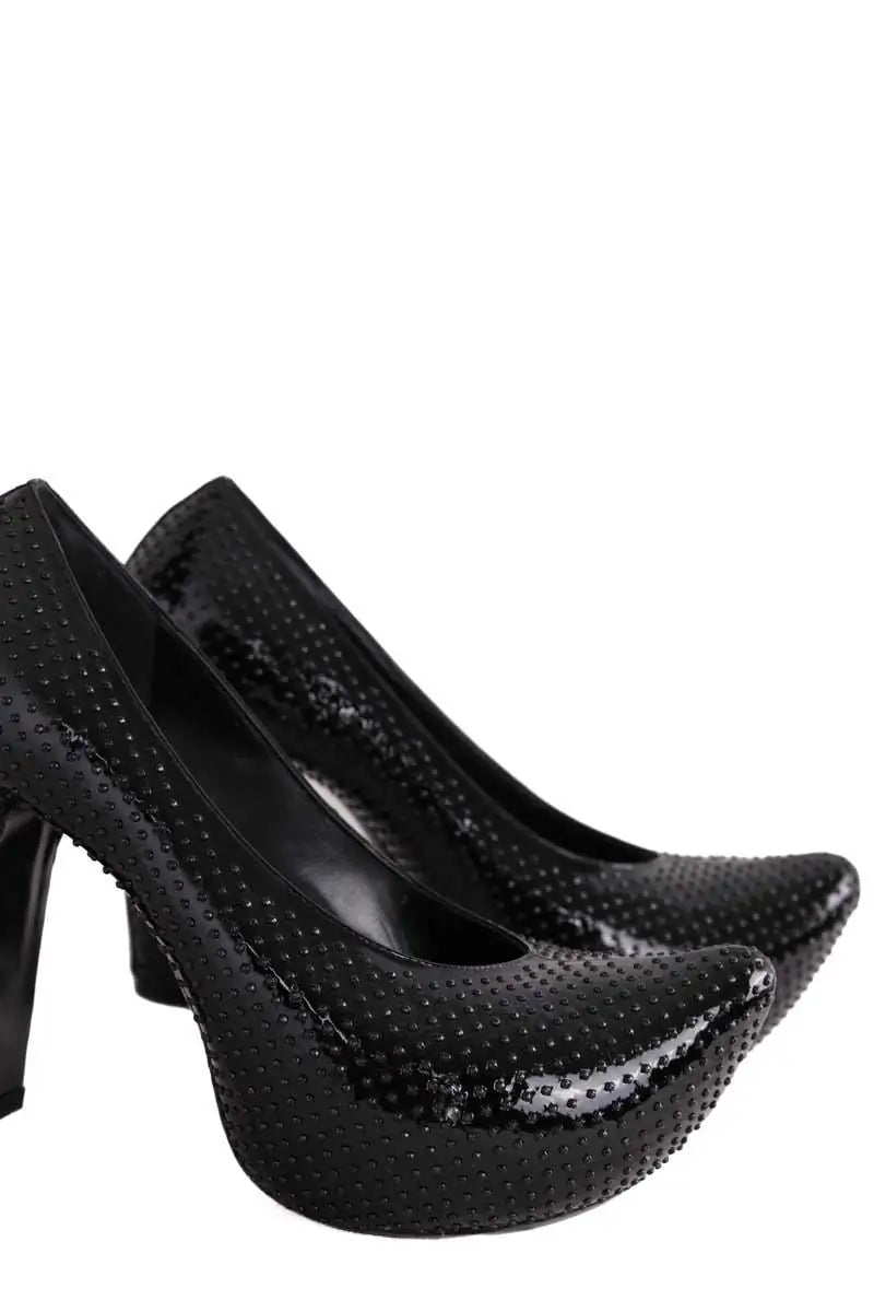 Talons Louis Vuitton Noir en Cuir